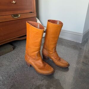 Vintage Frye Banana Campus Boots